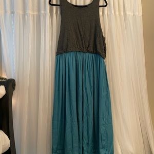 LOFT midi tank dress. XL.